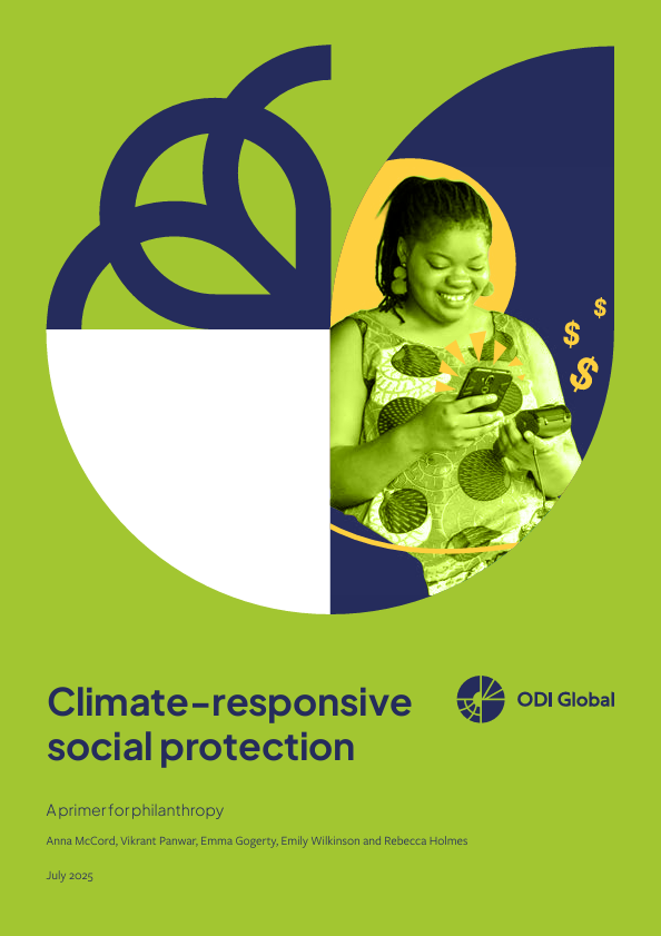 Climate Change and Social Protection – Anna McCord